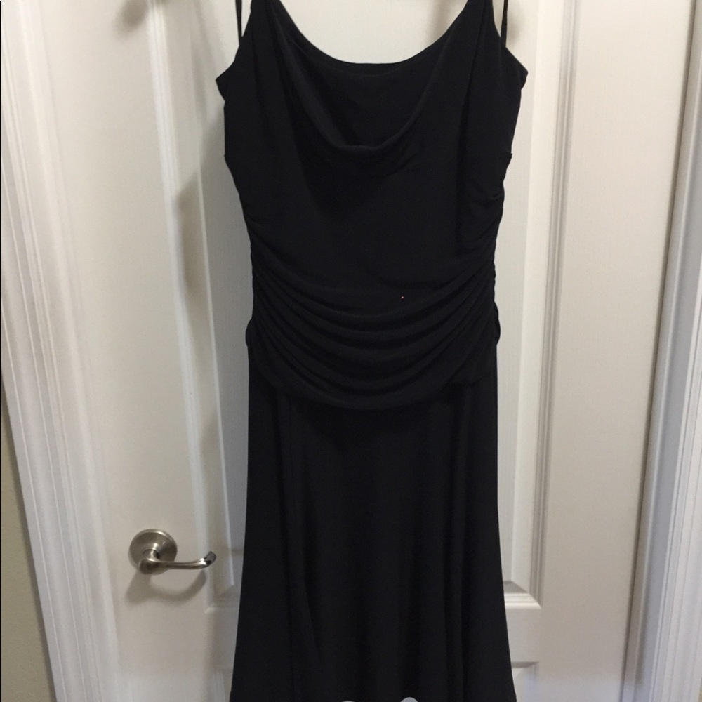 Spaghetti strap little black dress